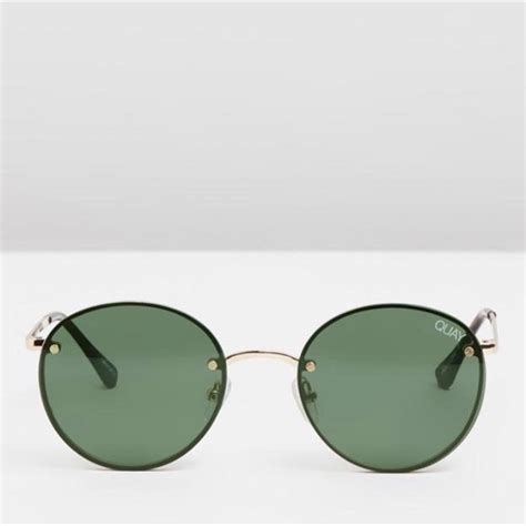 quay farrah sunglasses|Quay Farrah Gold/Green Lens .